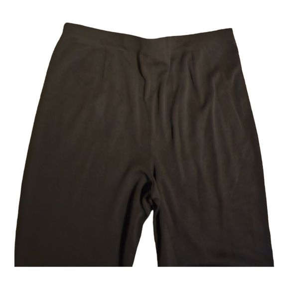 NWT MISOOK Wide-Leg Black Knit Pull-On Pants - Size 1X - Picture 4 of 6